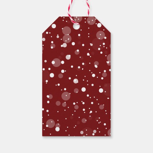 ホリエレガントーパーソナライズされたギフトラベル ギフトタグ (裏面)