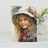 ホリエレガントーベリーの可愛いレトロな少女 シーズンカード (スタンド正面)