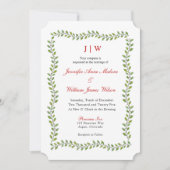 ホリエレガントーホリ結婚ー 招待状 (正面)