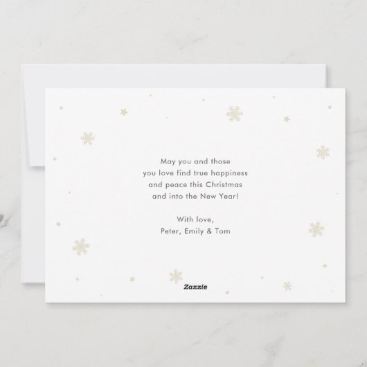 ホリエレガントーリース写真メリークリスマスカード シーズンカード (裏面)