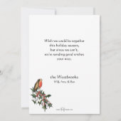 ホリエレガントー華美でのクリスマスの挨拶 シーズンカード (裏面)