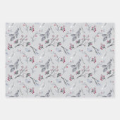 ホリエレガントー離れクリスマスレッド ラッピングペーパーシート (正面)