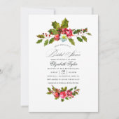 ホリエレガントー&アイビークリスマスブライダルシャワー 招待状 (正面)