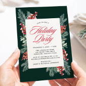 ホリエレガントー&エバーグリーンホリデーパーティー 招待状