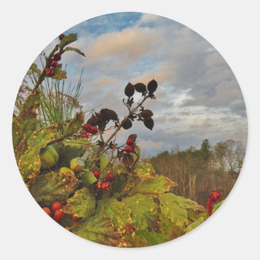 ホリエレガントー・クリスマス ラウンドシール (正面)