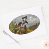 ホリエレガントー・クリスマス 楕円形シール (封筒)