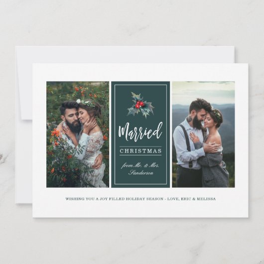 ホリエレガント色彩の鮮やかー |クリスマス結婚したの写真 シーズンカード (正面)
