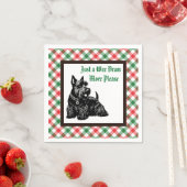 ホリカスタマイズデースコティッシュテリア スタンダードカクテルナプキン (インサイチュ)