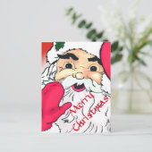 ホリカスタムデイなびくサンタクロース シーズンポストカード (スタンド正面)