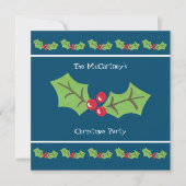 ホリカスタムー&ベリークリスマスパーティの招待状 招待状 (正面)