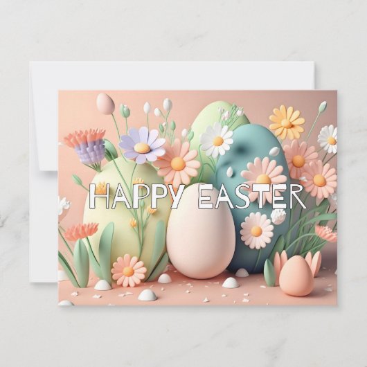 ホリカラフルデーイースターコラージュ シーズンカード (正面)