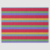 ホリカラフルーストライプ紙&スターズ 薄葉紙 (正面)