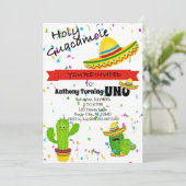 ホリカラフルー・グアカモレ最初の誕生日パーティー 招待状 (スタンド正面)