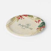 ホリクラシックベリークリスマスパーティー ペーパープレート (アングル)