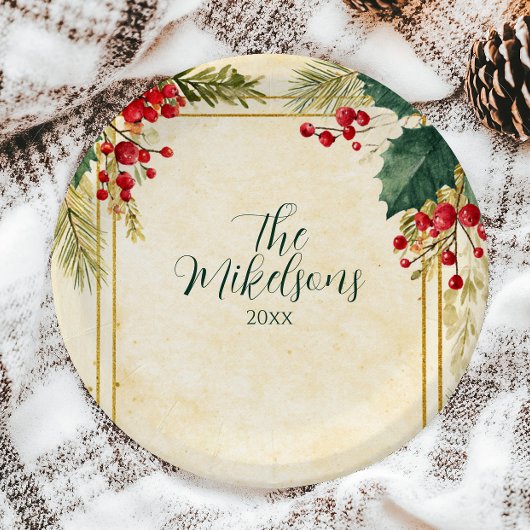 ホリクラシックベリークリスマスパーティー ペーパープレート