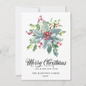 ホリクラシックーとベリー2022クリスマスグリーティング シーズンカード (正面)