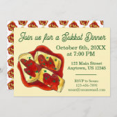 ホリシュケス詰まったキャベツユダヤ人ホリデーズスクコット 招待状 (正面/裏面)