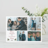 ホリシンプルーベリーメリークリスマス4写真 シーズンカード (スタンド正面)