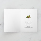 ホリシンプルーリースメリークリスマス シーズンカード (内部)