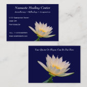 ホリスティックなセラピーかヨガまたは黙想 名刺 (正面/裏面)