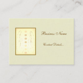 ホリスティックなデザインのアポイントメント 予約カード