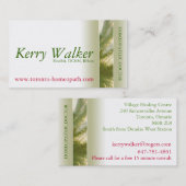 ホリスティックな従業者 名刺 (正面/裏面)