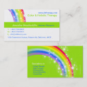 ホリスティックな色のセラピーの会社の名刺 名刺 (正面/裏面)