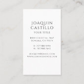 ホリスティックシアルサンムーン金ゴールドブラック 名刺 (裏面)