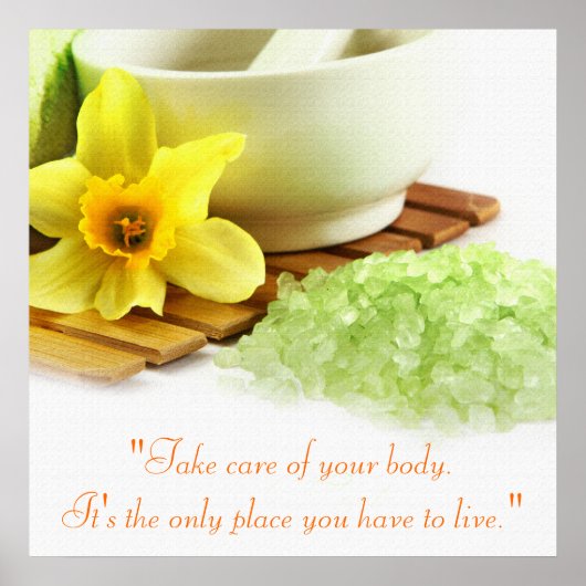 ホリスティックスパトリートメントポスター ポスター (正面)