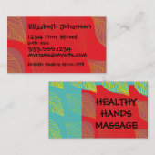 ホリスティックセラピーサロンなめし美しいスパ 名刺 (正面/裏面)