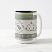 ホリスティックドッグ又は猫育種用マグカップ ツートーンマグカップ (正面右)