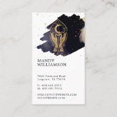 ホリスティックハンズサン&ムーンダークインクモノグラム 名刺 (裏面)