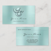 ホリスティックハーブAyurvedaオルタナティブ薬アクア 予約カード (正面/裏面)