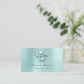 ホリスティックハーブAyurvedaオルタナティブ薬アクア 予約カード (スタンド正面)