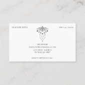 ホリスティックヘザー | Moon Phase Mothスピリチュアル・コーチ 名刺 (裏面)