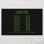 ホリスティックヘルスマッサージセラピスト ヨガ マンダラ チラシ (裏面)