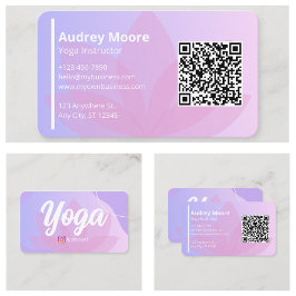 ホリスティックヘルスヨガインストラクター 名刺