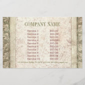 ホリスティックヘルス ヨガ ゼン スパ さくら サクラ チラシ (裏面)