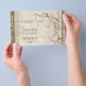 ホリスティックヘルス ヨガ ゼン スパ さくら サクラ チラシ (ハンドル)