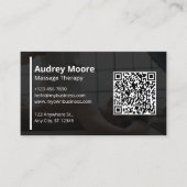 ホリスティックマッサージセラピー 名刺 (正面)