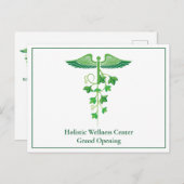ホリスティックメディシンウェルネスセンターグランドオープニング ポストカード (正面/裏面)