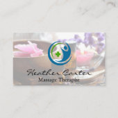 ホリスティックロゴ | 健康治癒薬 名刺 (正面)