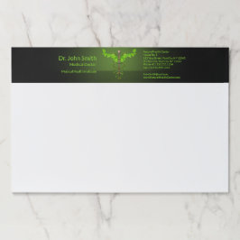 ホリスティック代替医療カドゥセウス緑葉 ペーパーパッド