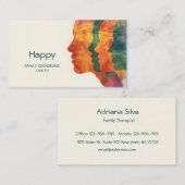 ホリスティック体ウェルネスマインド、スピリットセラピスト 名刺 (正面/裏面)