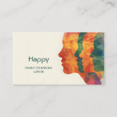 ホリスティック体ウェルネスマインド、スピリットセラピスト 名刺 (正面)