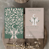 ホリスティック健康とウェルネスヒーリングハンズシナ 名刺