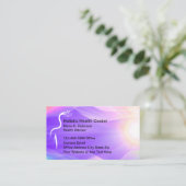 ホリスティック医療テーマ 名刺 (スタンド正面)