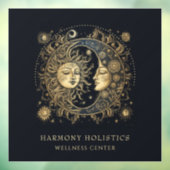 ホリスティック天太陽ムーンスターズ金ゴールドブラック ウィンドウサイン (シート3)