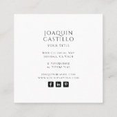 ホリスティック天太陽ムーンスターズ スクエア名刺 (裏面)