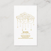 ホリスティック天日月の名刺 名刺 (裏面)